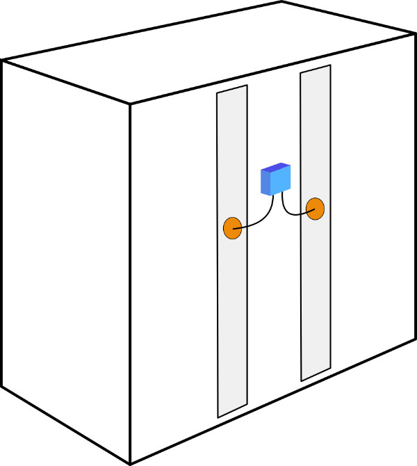 SCAD Tank Monitor External Sensor Setup Diagram